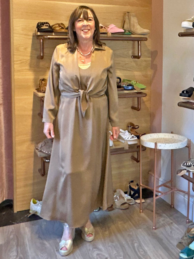 Riani Long Dress Coconut