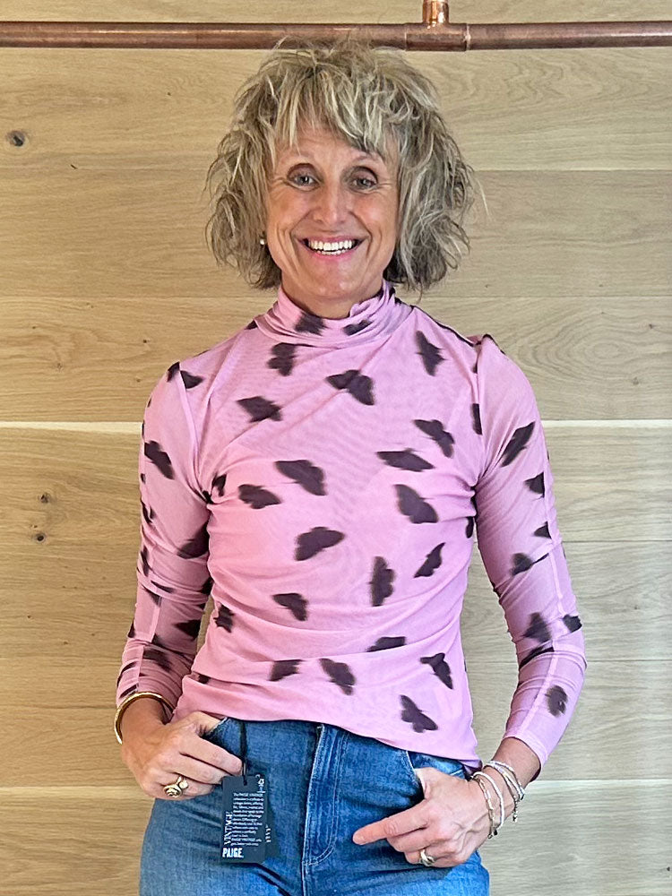Fabienne Chapot Jaydn Top Pink Rose/Brown
