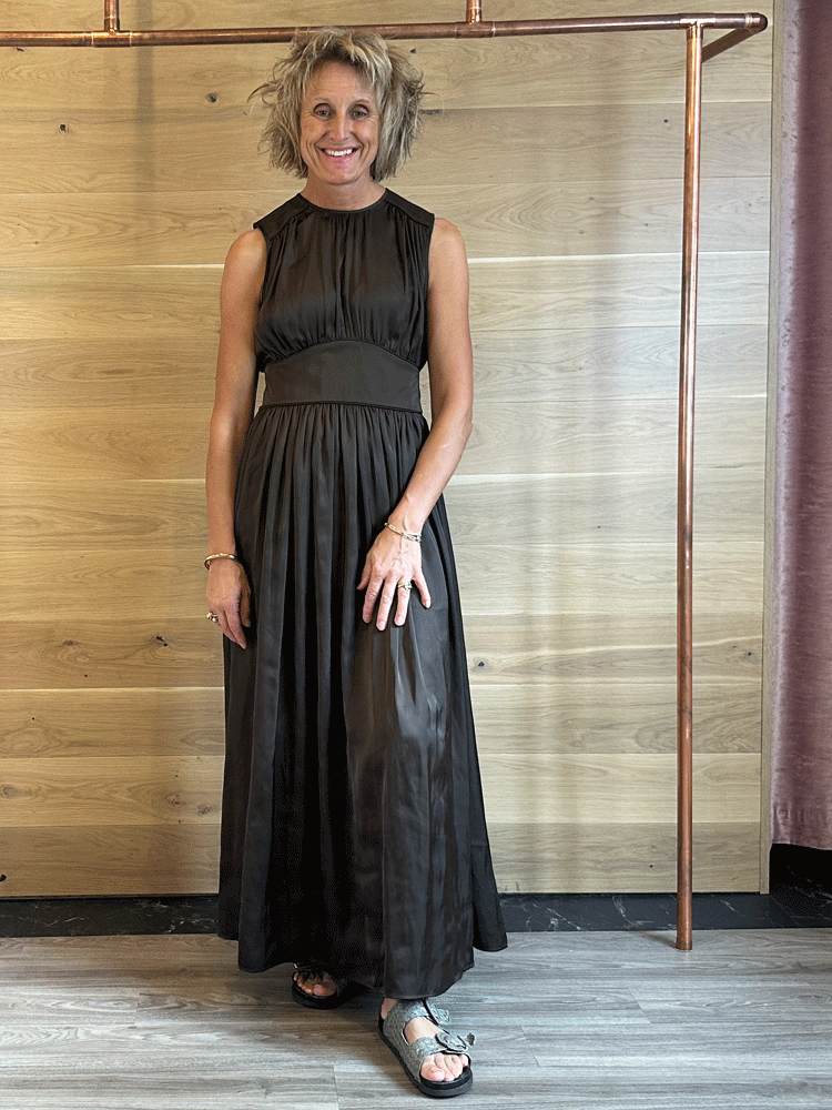 Sofie Schnoor Linsw Maxi Dress Intense Brown