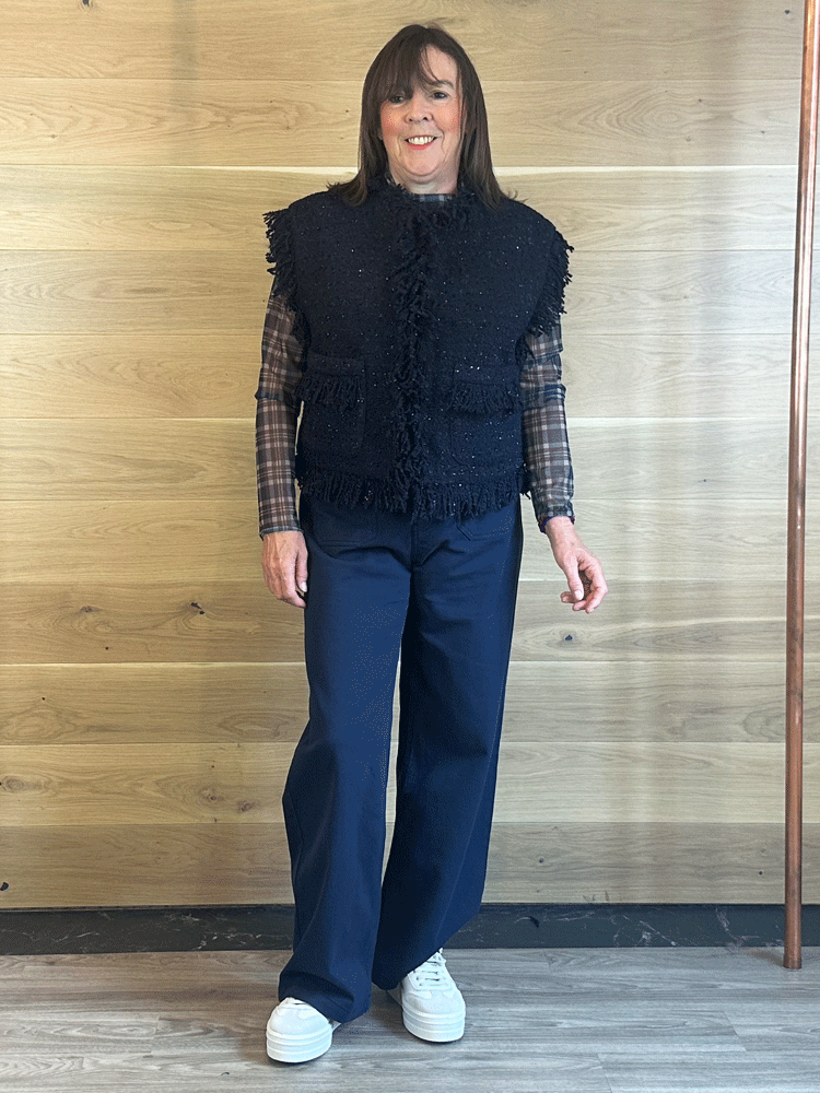 Five Lucia Trouser Navy