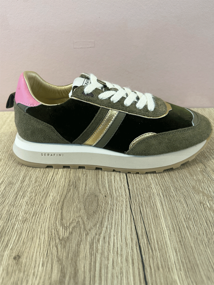 Serafini Torino Trainers Bonsai Green