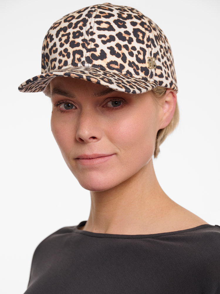 Rino &amp; Pelle Joselien Cap Leopard Print