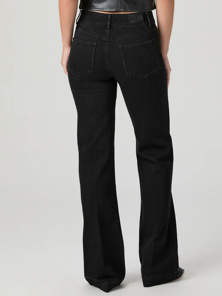 Paige Leenah Wide Leg Jeans Faded Darkness