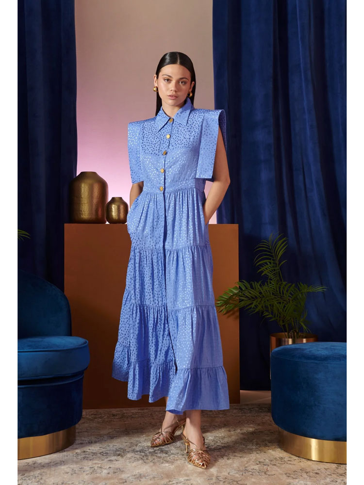 Celia B Lucero Dress Blue