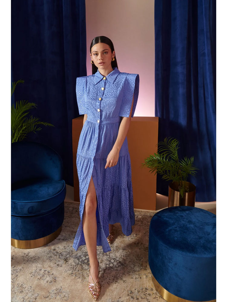 Celia B Lucero Dress Blue