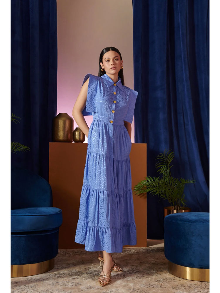 Celia B Lucero Dress Blue