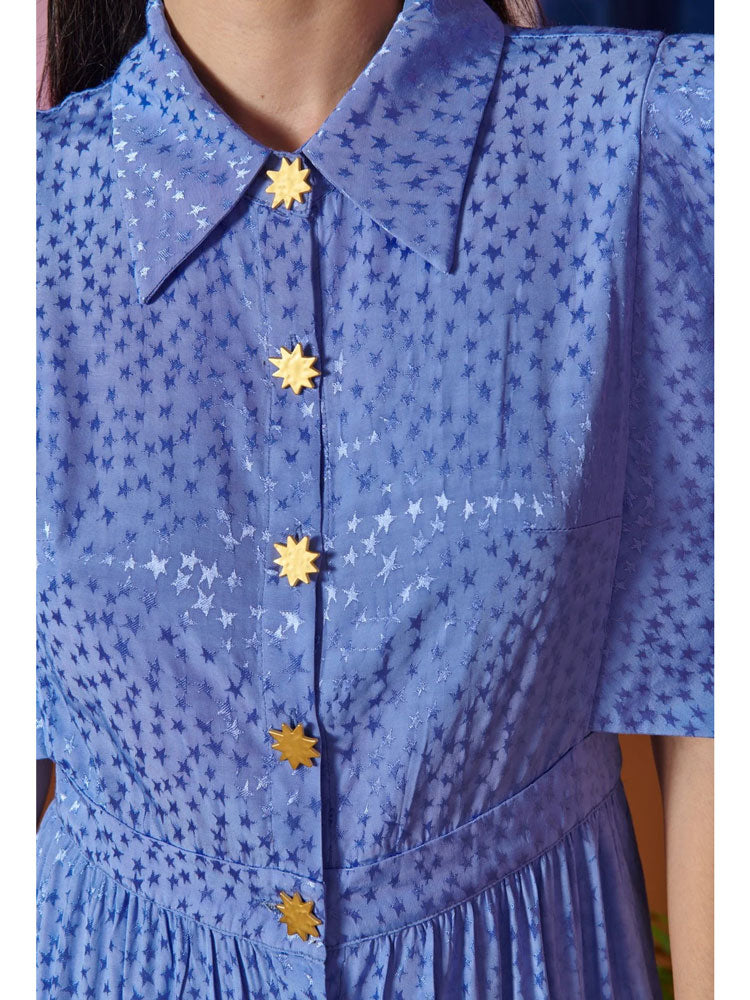 Celia B Lucero Dress Blue