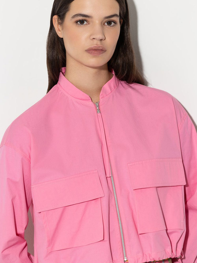 Luisa Cerano Cargo Style Jacket Candy Pink