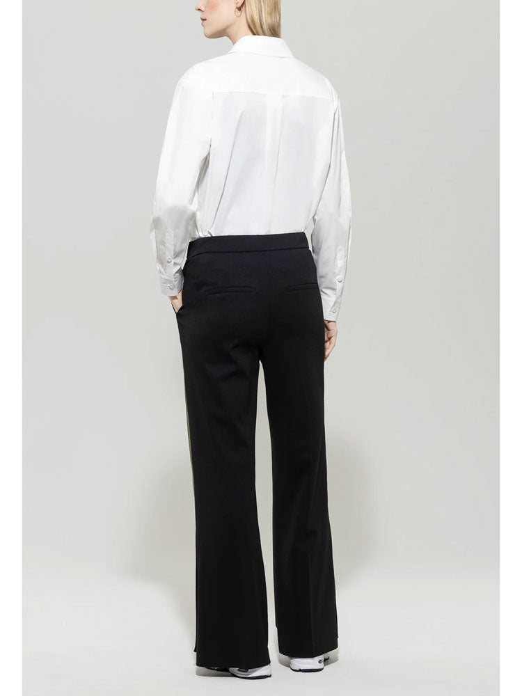 Luisa Cerano Side Stripe Trousers Black