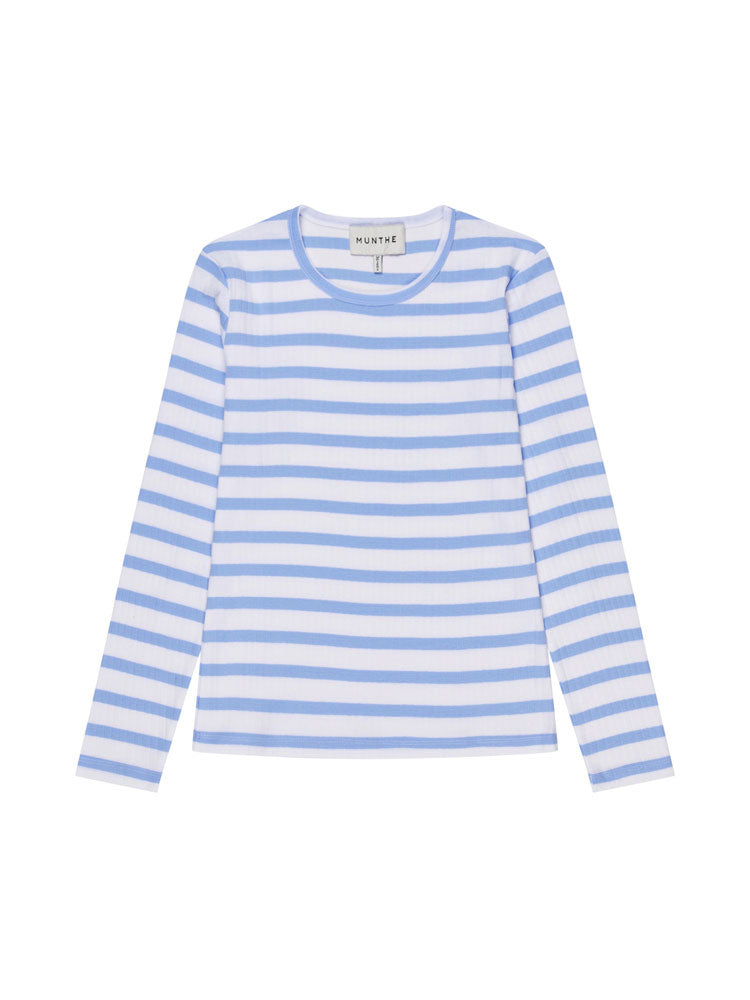 Munthe Jote Long Sleeve Top Light Blue