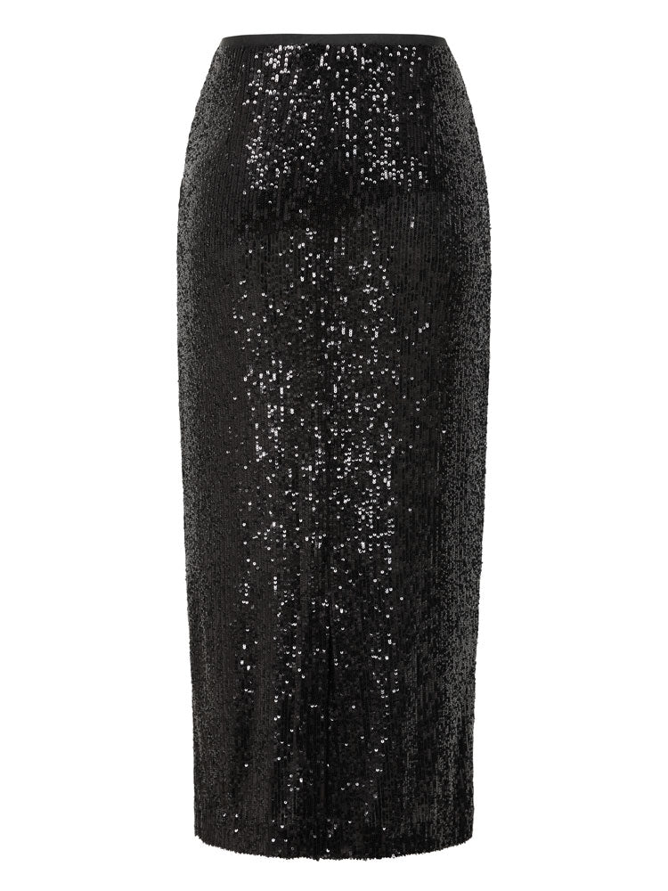 Sirens Madrid Skirt Black Sequin