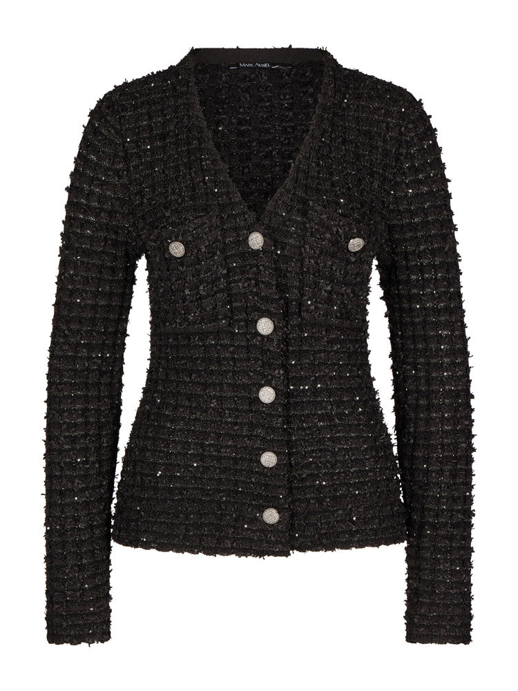 Marc Aurel Cardigan Black