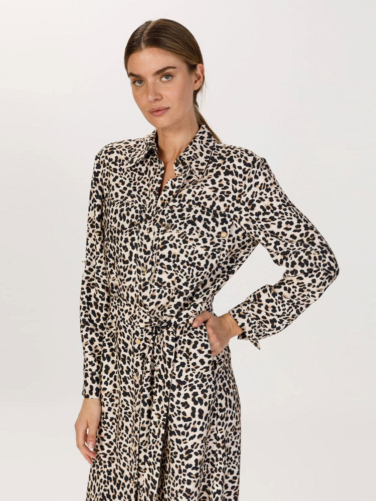 Marc Aurel Dress Leopard Print