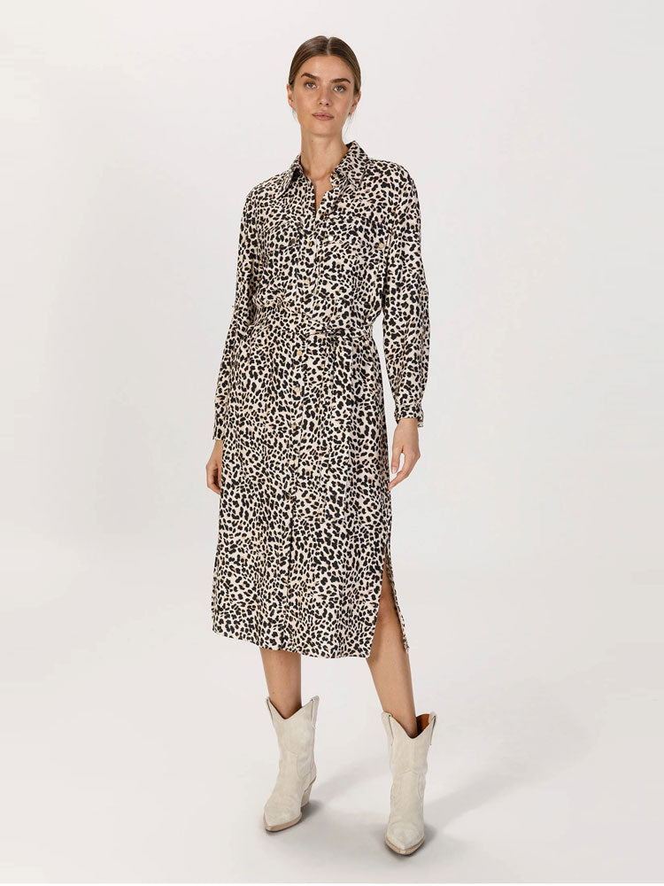 Marc Aurel Dress Leopard Print