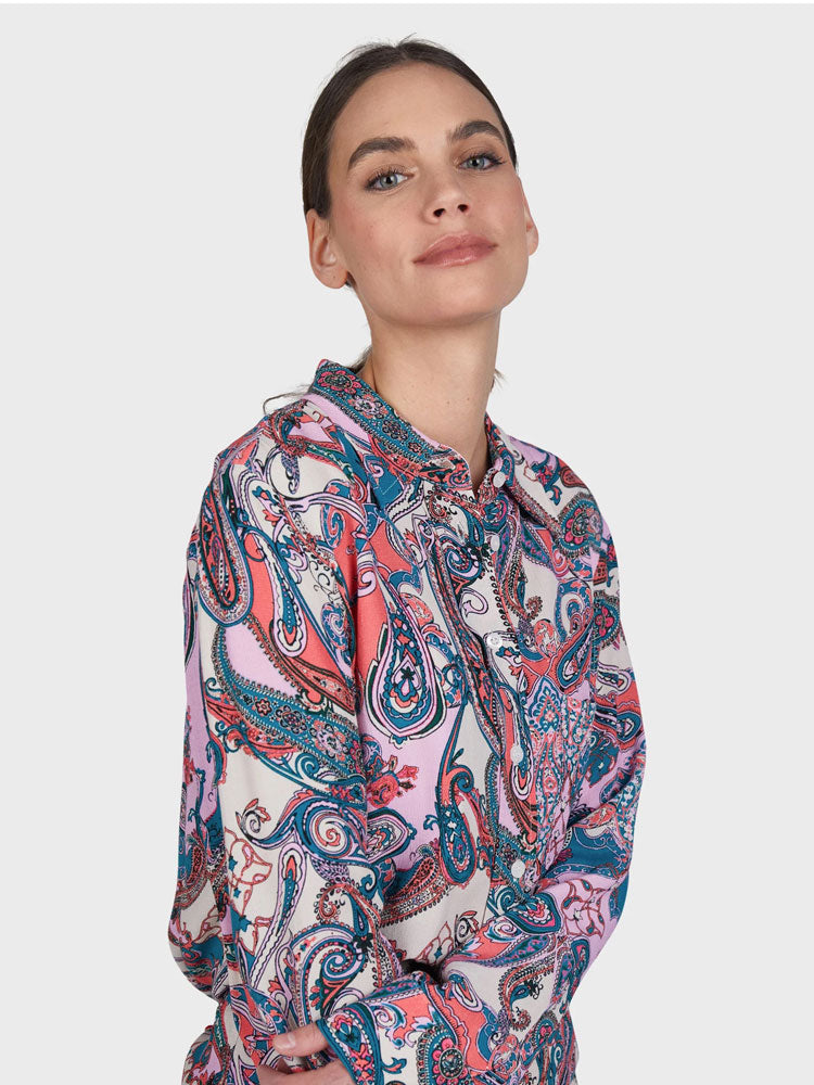 Marc Aurel Shirt Paisley Print