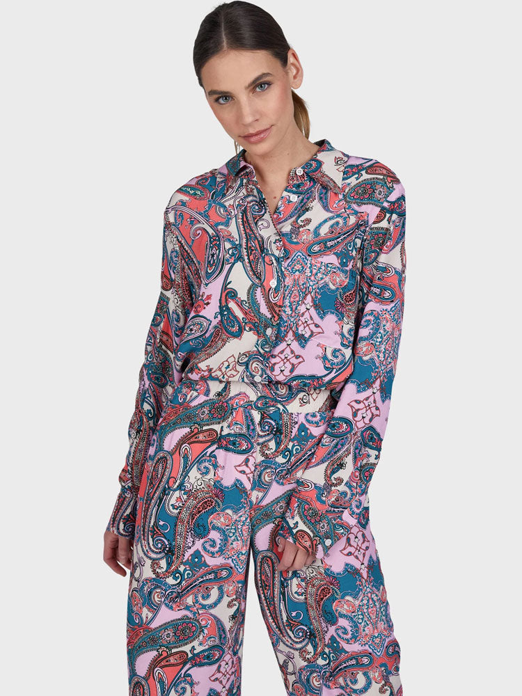 Marc Aurel Shirt Paisley Print