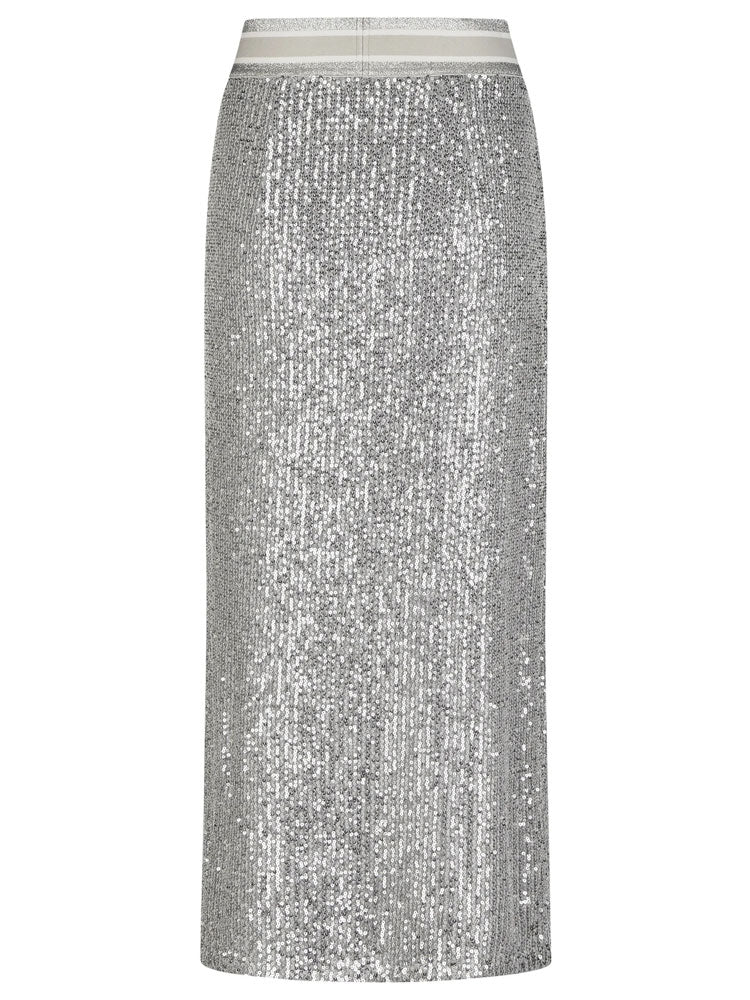 Marc Aurel Skirt Silver Grey