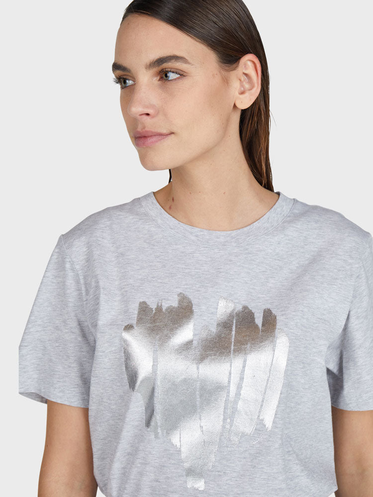 Marc Aurel T-Shirt Silver Grey