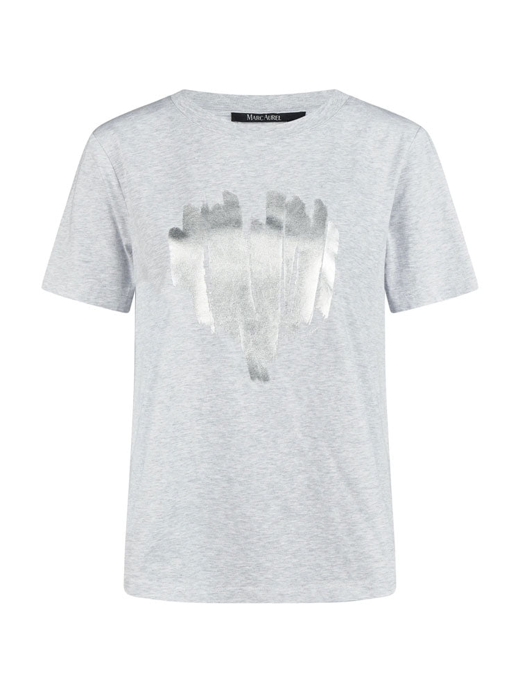 Marc Aurel T-Shirt Silver Grey