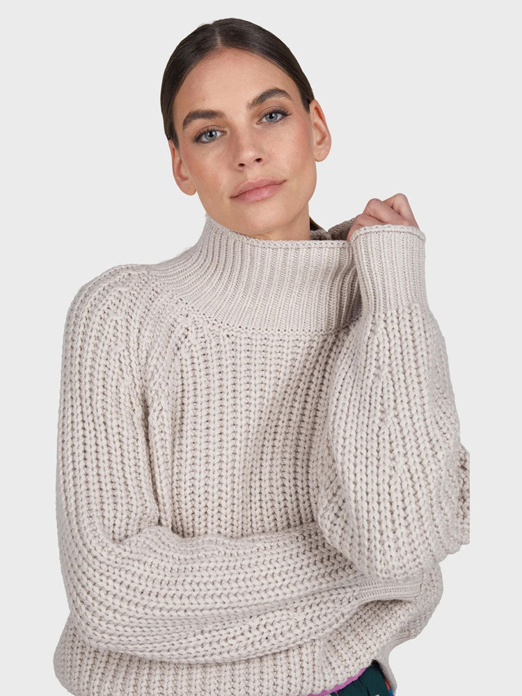 Marc Aurel Turtleneck Jumper Light Taupe