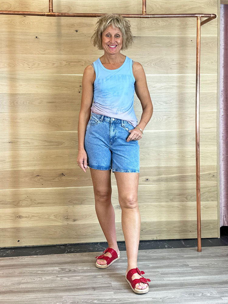 B Young ByKallie Shorts Light Blue