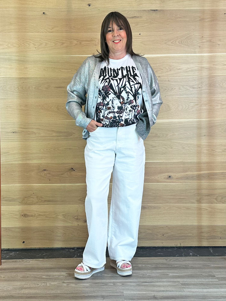 Munthe Prize Printed T-Shirt White