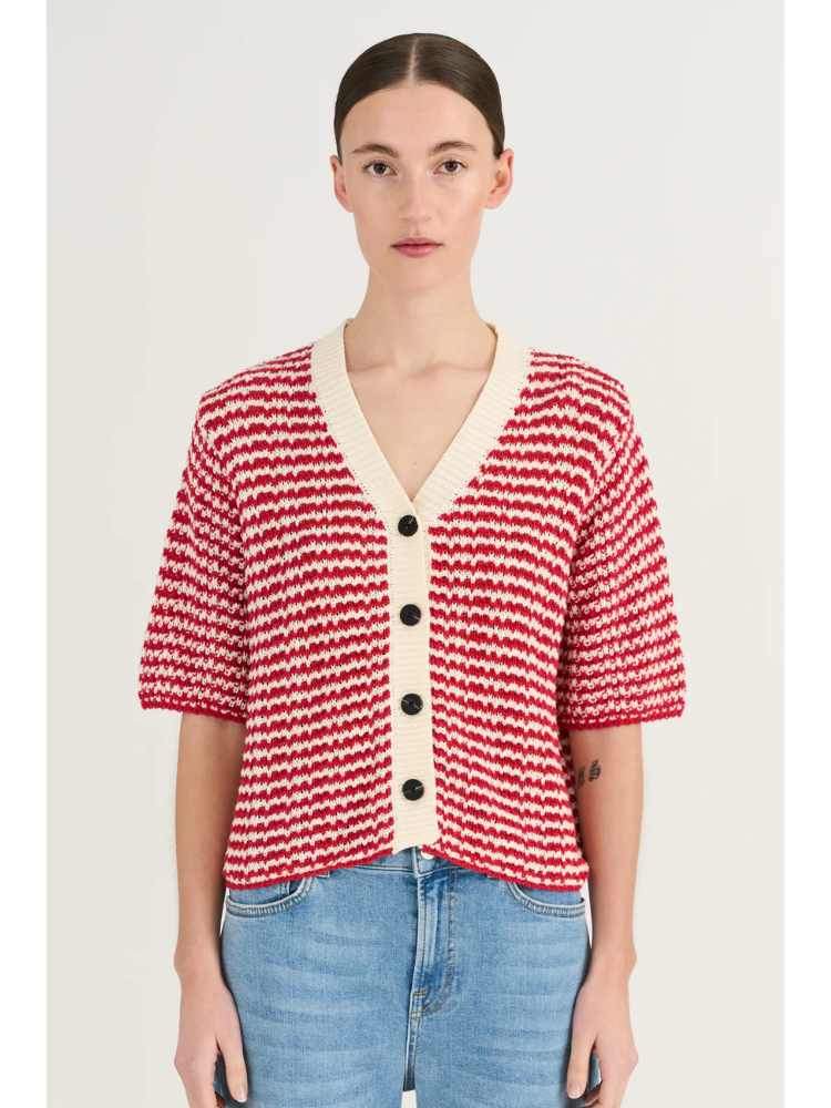 Pieszak Marianne Cardigan Red Ribbon