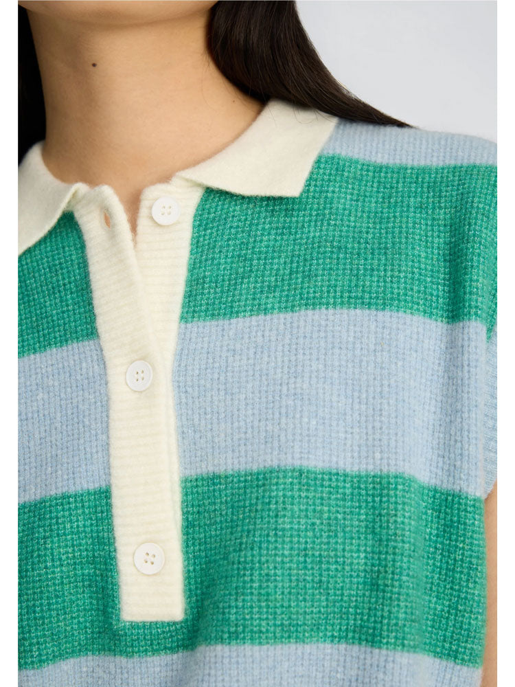 Munthe Bracha T-Shirt Stripe Green