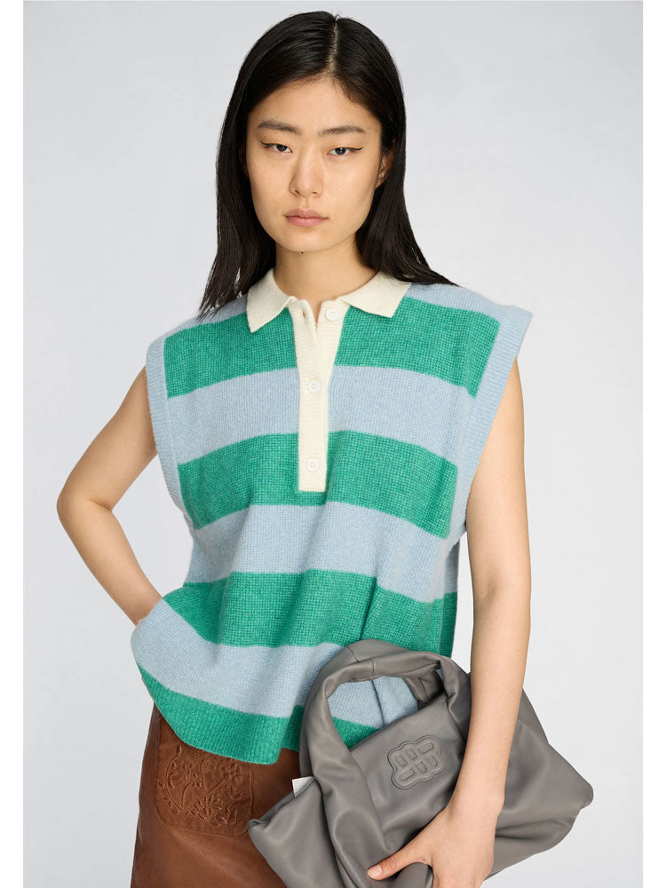 Munthe Bracha T-Shirt Stripe Green