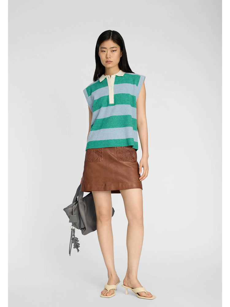 Munthe Bracha T-Shirt Stripe Green