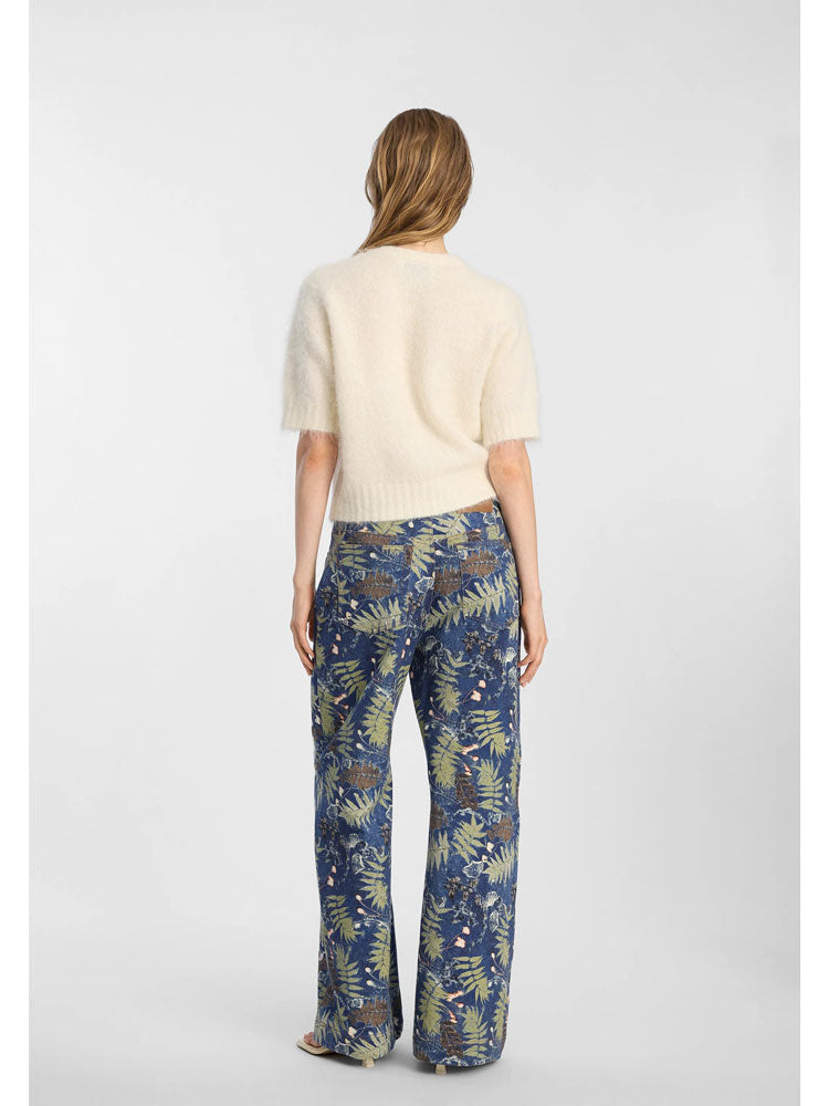 Munthe Locca Short Sleeve Cardigan Ivory