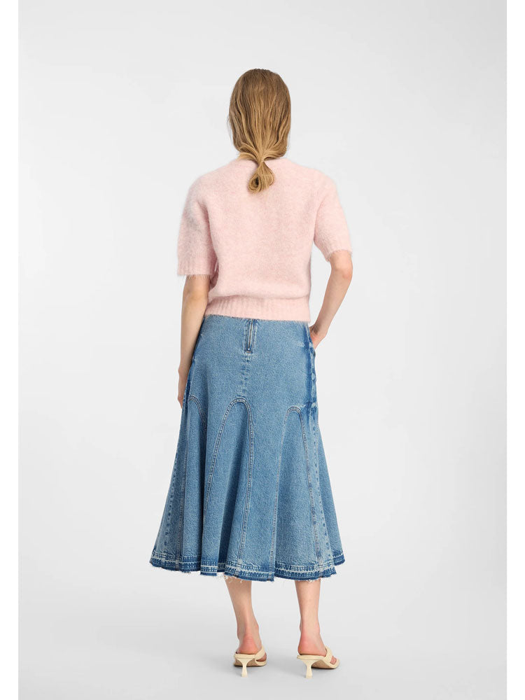 Munthe Locca Short Sleeve Cardigan Rose