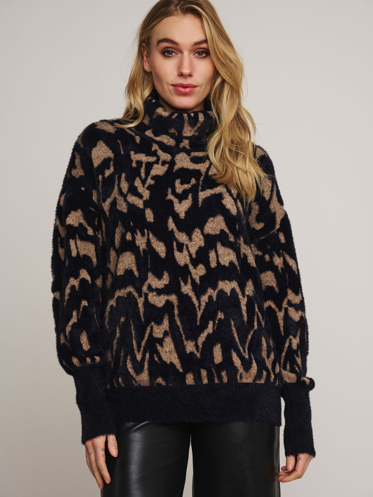 Rino &amp; Pelle Naura Boxy Jumper Black Feather