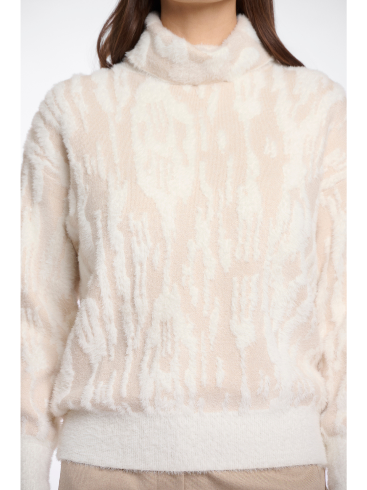 Rino &amp; Pelle Naura Turtleneck Jumper Birch