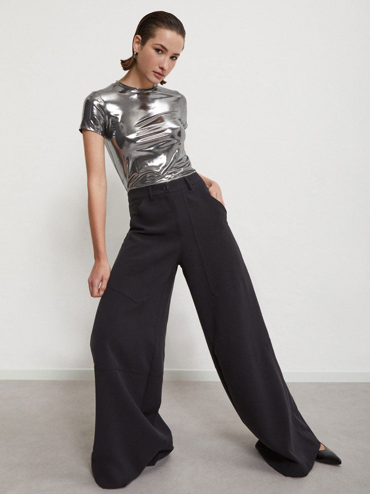 Ottod&#39;Ame Flare Trousers Black