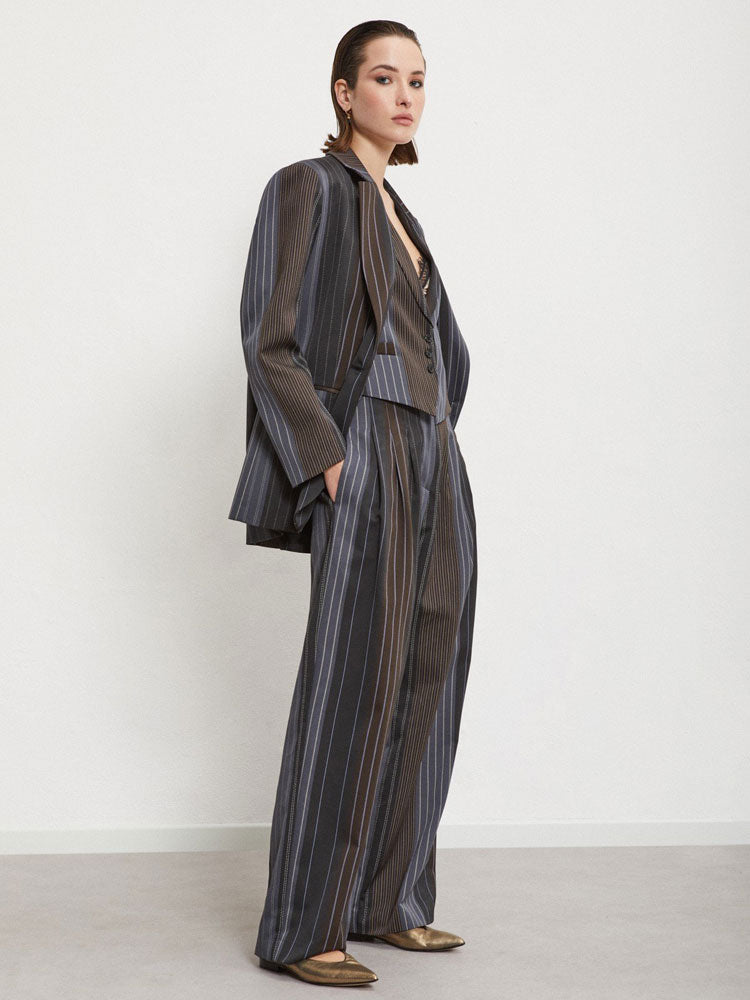 Ottod&#39;Ame Palazzo Trousers Pinstripes