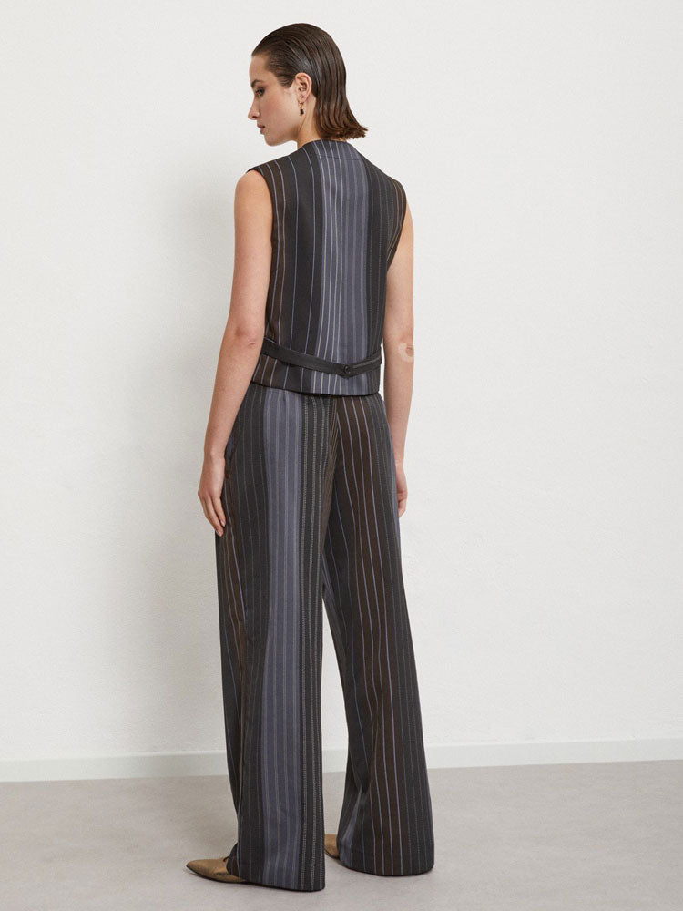 Ottod&#39;Ame Palazzo Trousers Pinstripes