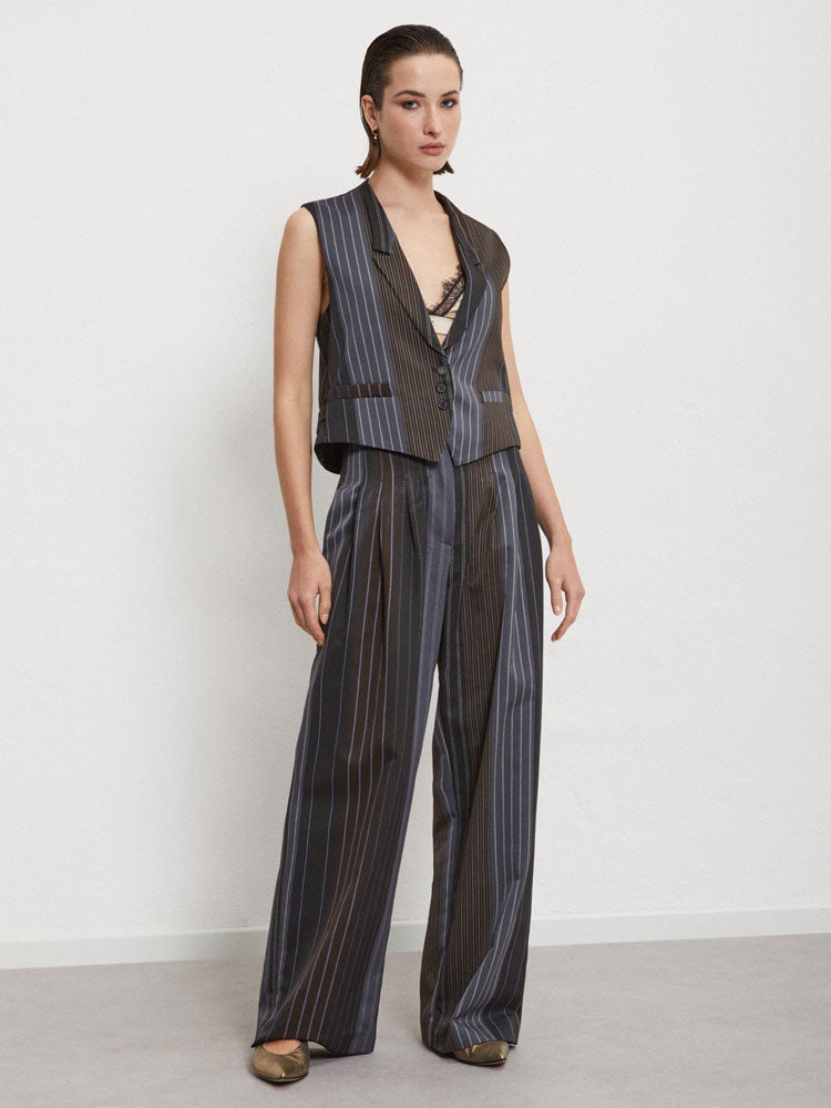 Ottod&#39;Ame Palazzo Trousers Pinstripes