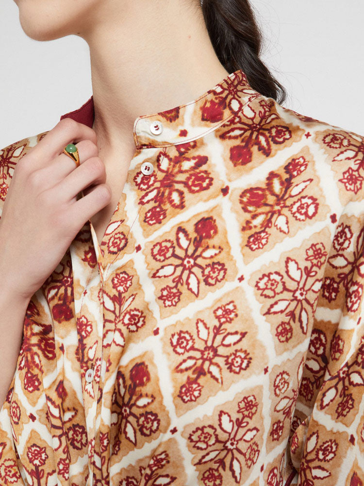 Ottod&#39;Ame Printed Shirt Sand