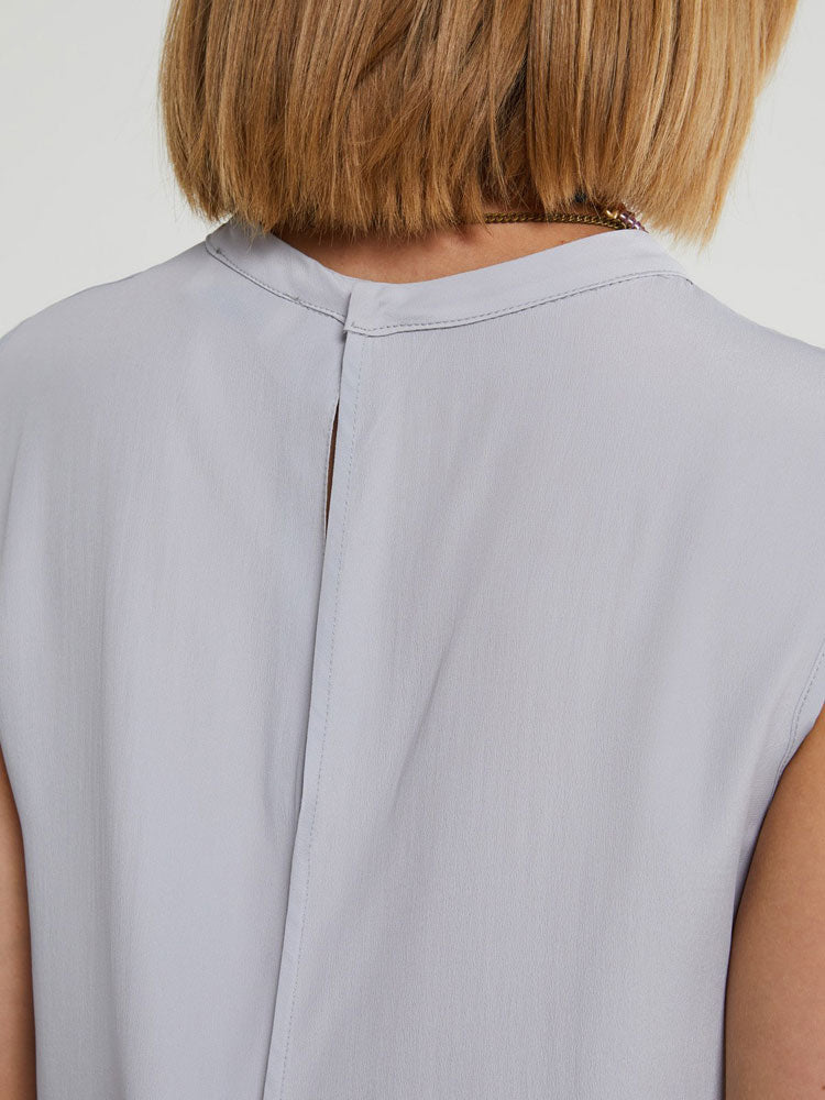 Ottod&#39;Ame Silk Blend Top Oyster