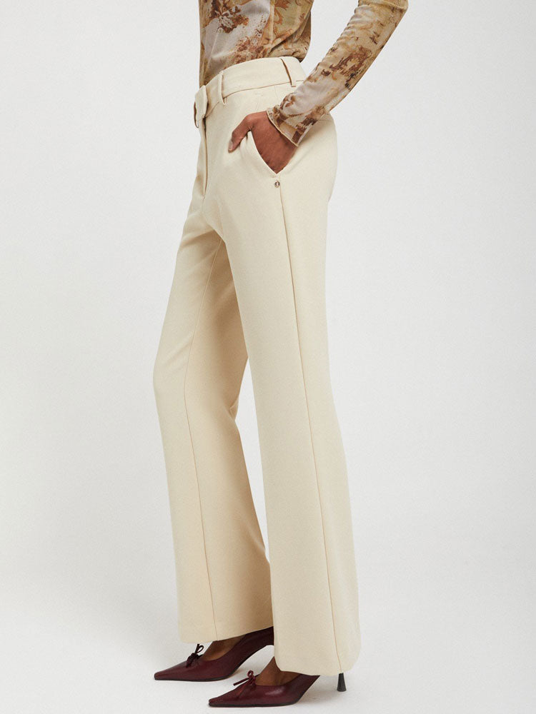 Ottod&#39;Ame Straight Trousers Ecru