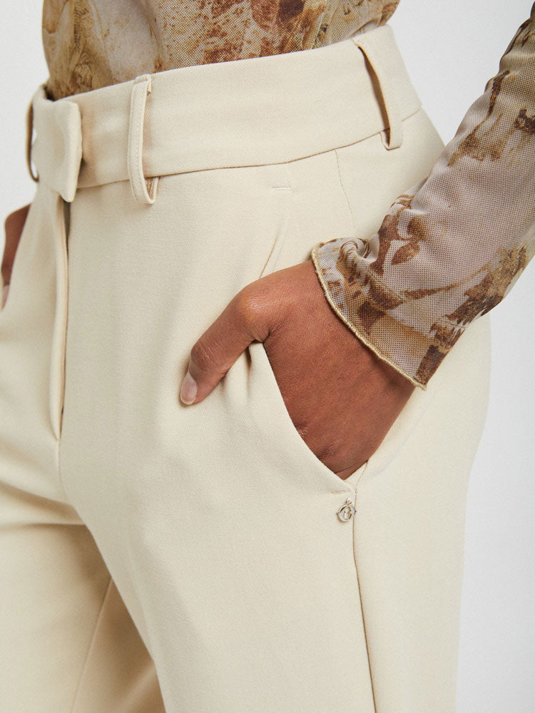 Ottod&#39;Ame Straight Trousers Ecru