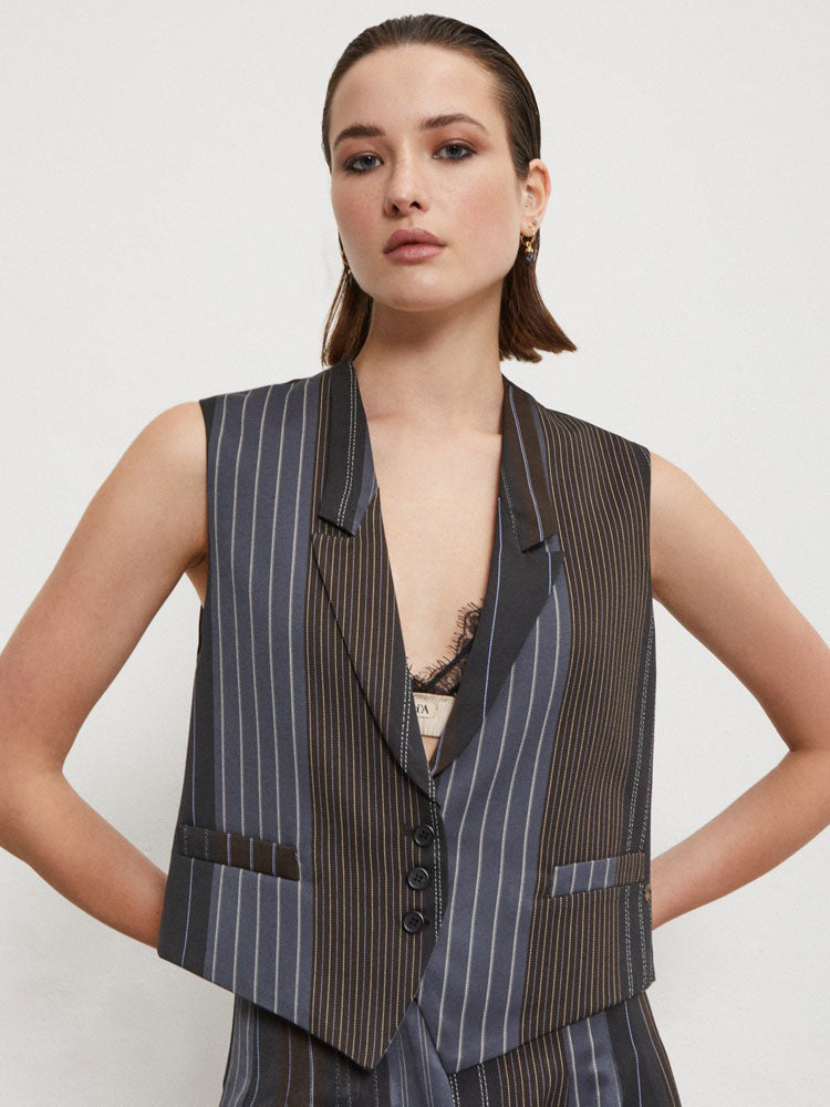 Ottod&#39;Ame Waistcoat Pinstripes