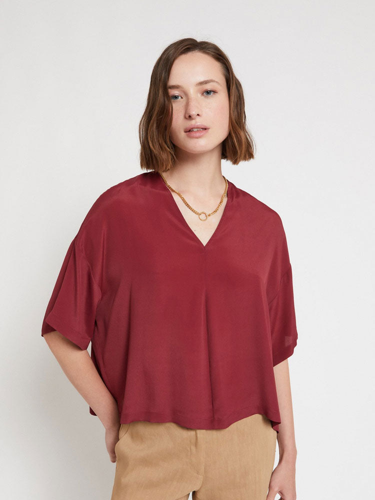 Ottod&#39;Ame Shirt Burgundy