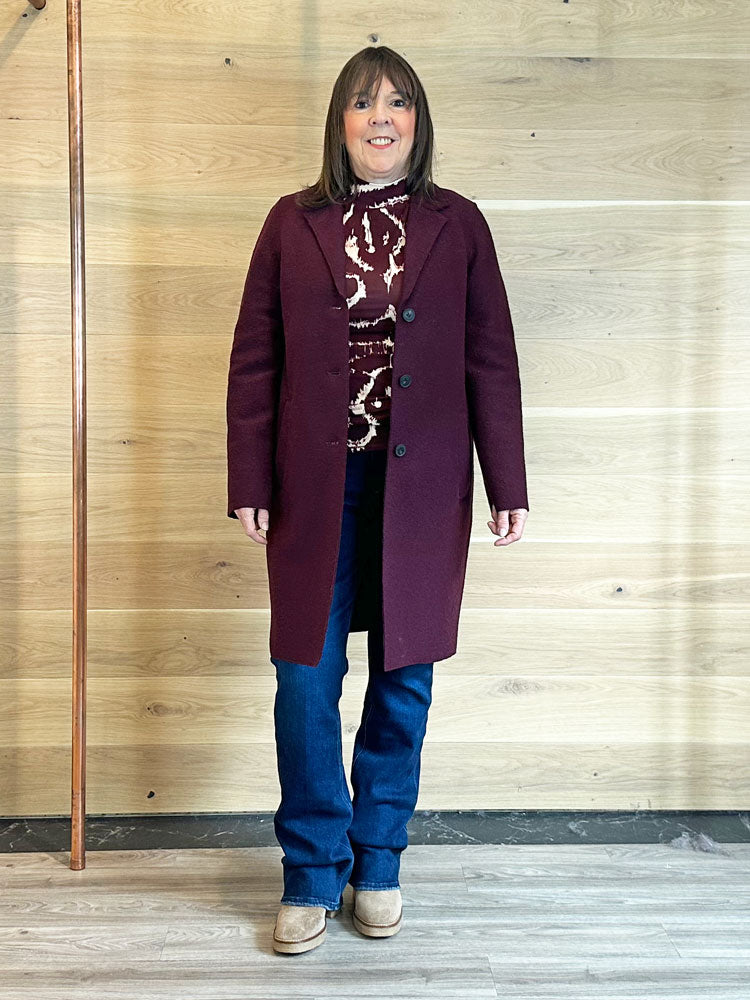 Fabienne Chapot Quinty Top Burgundy