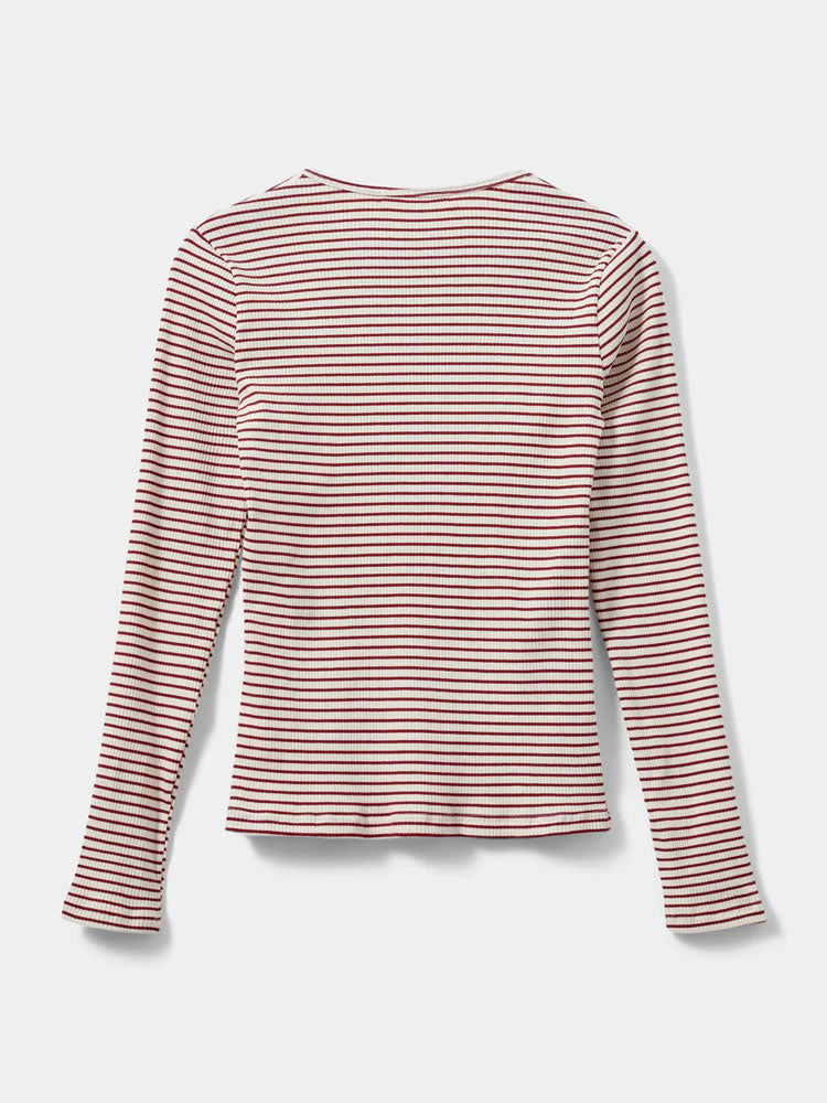 Sofie Schnoor PaxSW Long Sleeve Top Red &amp; White