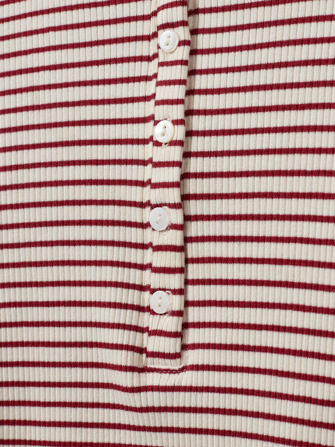 Sofie Schnoor PaxSW Long Sleeve Top Red &amp; White
