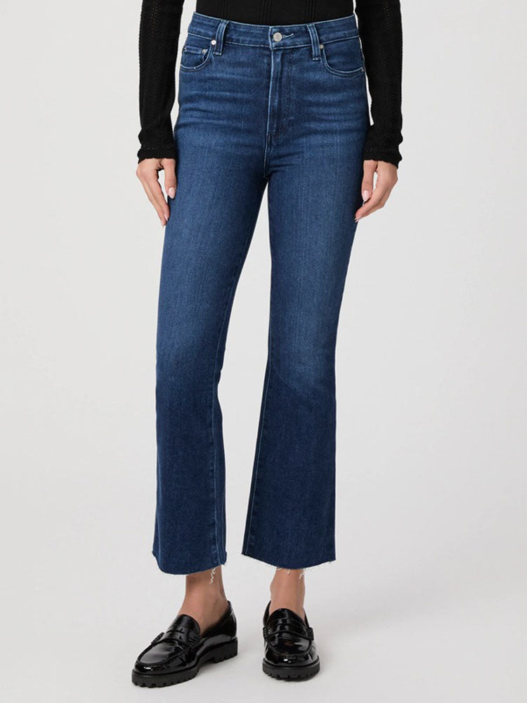 Paige Claudine Raw Hem Jeans Sail Away