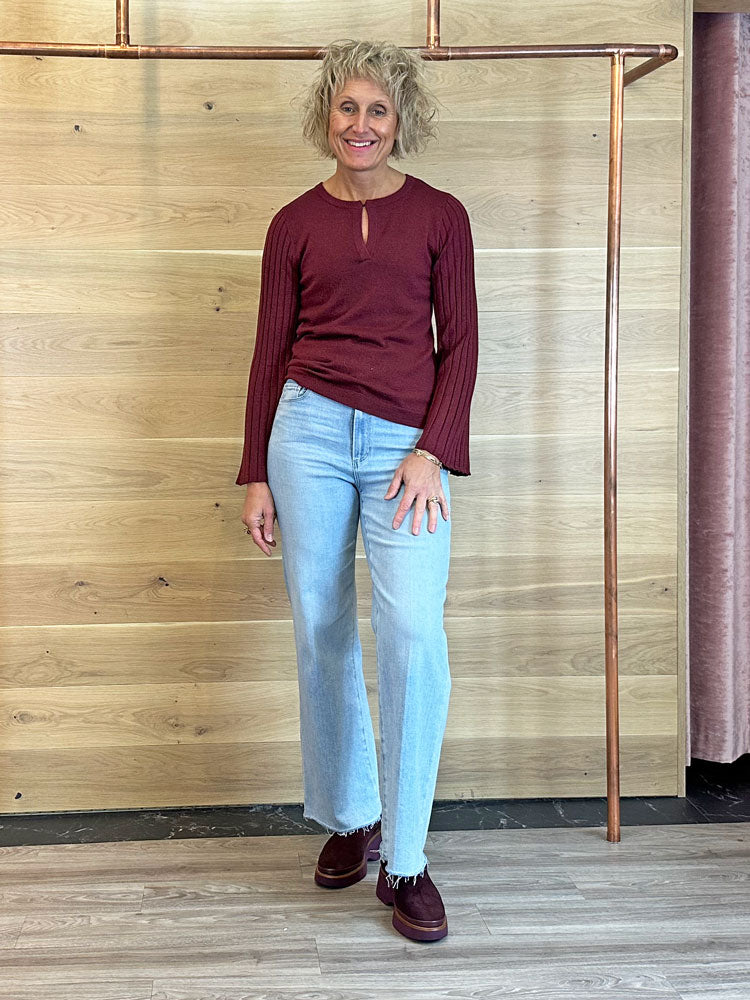 Pieszak PD-Vigga Pleat Sleeve Lurex Knit