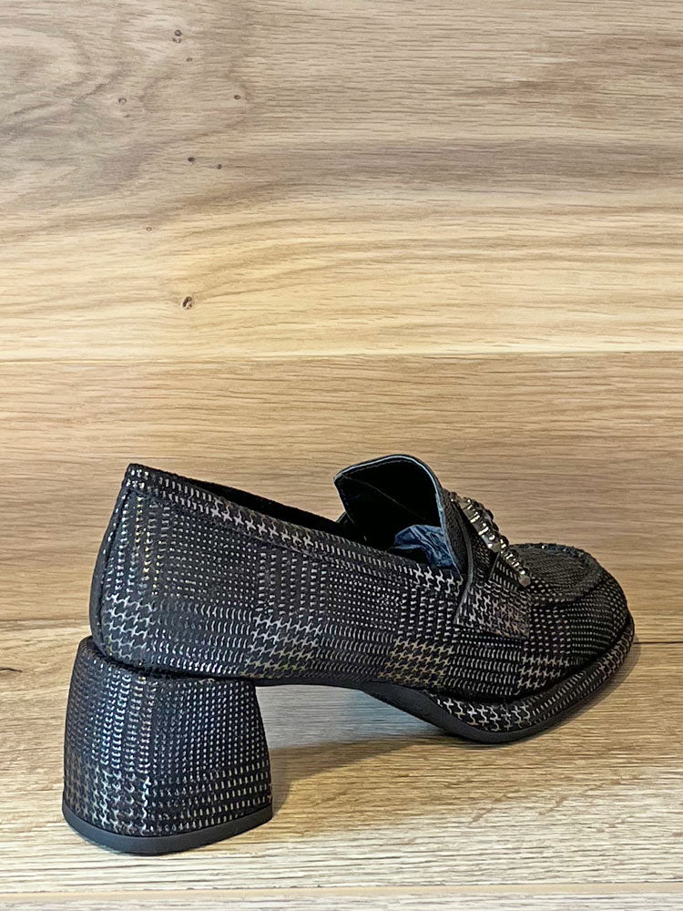 Pons Quintana Yvonne Heeled Loafers Anthracite